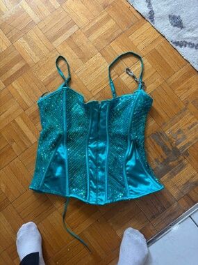 Vintage y2k 90s amazing mermaid like corset bustier * accepting offers
